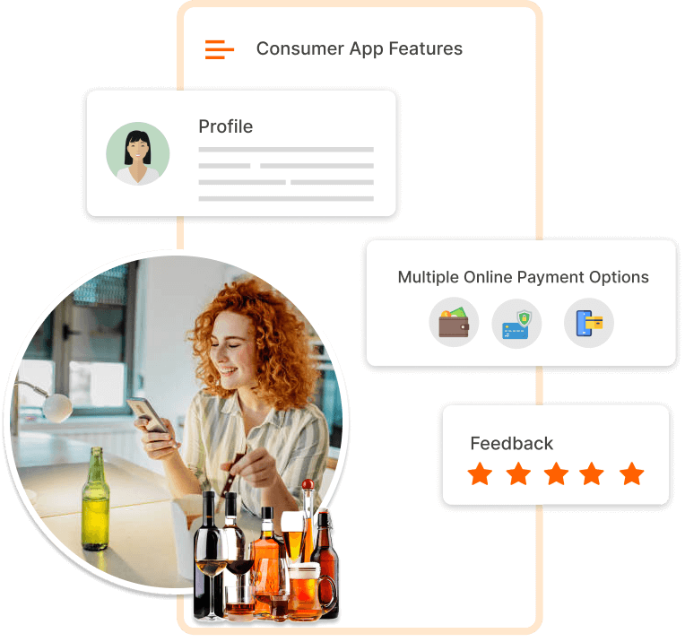 ravi garg, trakop, alcohol Delivery software, customer, app, mobile user