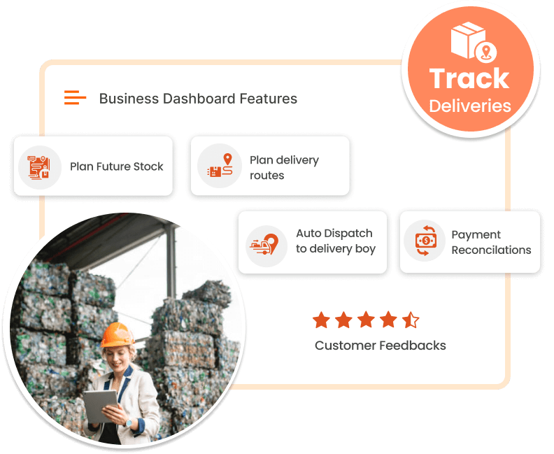 ravi garg, trakop, waste management software, admin, panel, statistics