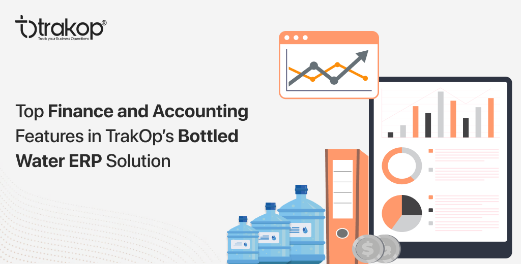 ravi garg, trakop, finance and accounting, trakop bottled water erp, features